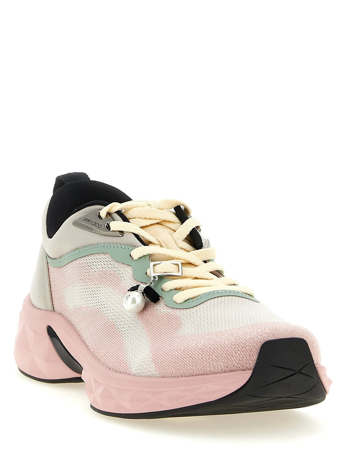 Jimmy Choo Multicolor Tencel Athletic Sneakers - HBPS Beauty & Fashion
