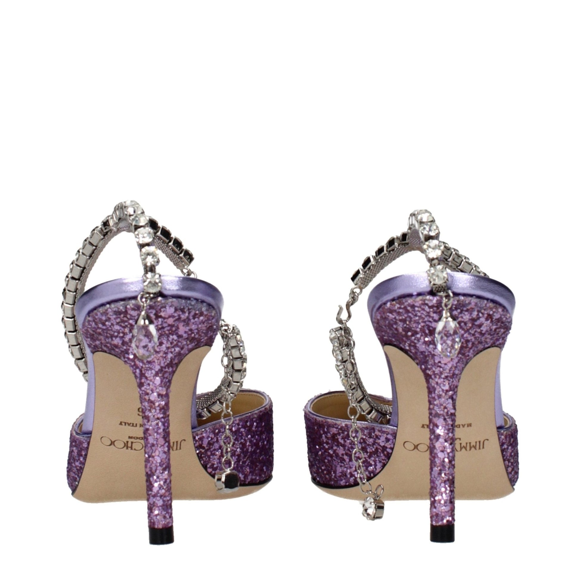 Jimmy Choo Purple Plastic Stiletto Heel Sandals - HBPS Beauty & Fashion
