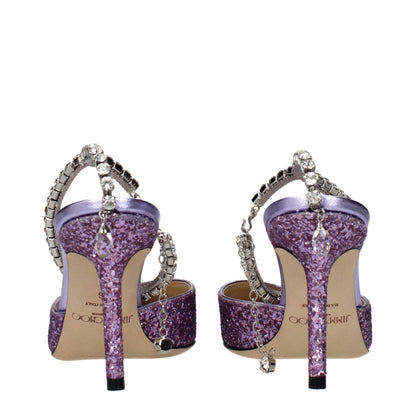 Jimmy Choo Purple Plastic Stiletto Heel Sandals - HBPS Beauty & Fashion