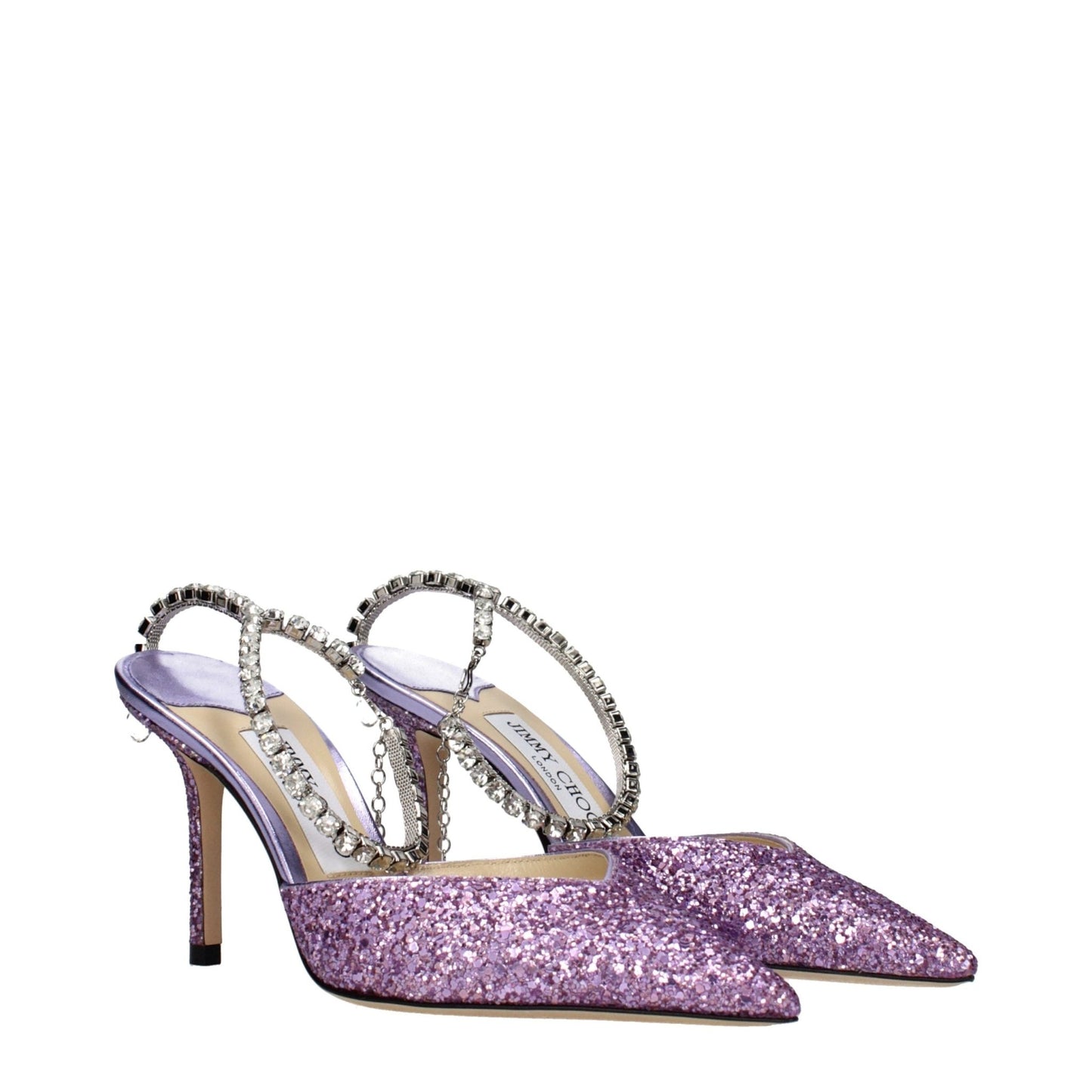 Jimmy Choo Purple Plastic Stiletto Heel Sandals - HBPS Beauty & Fashion