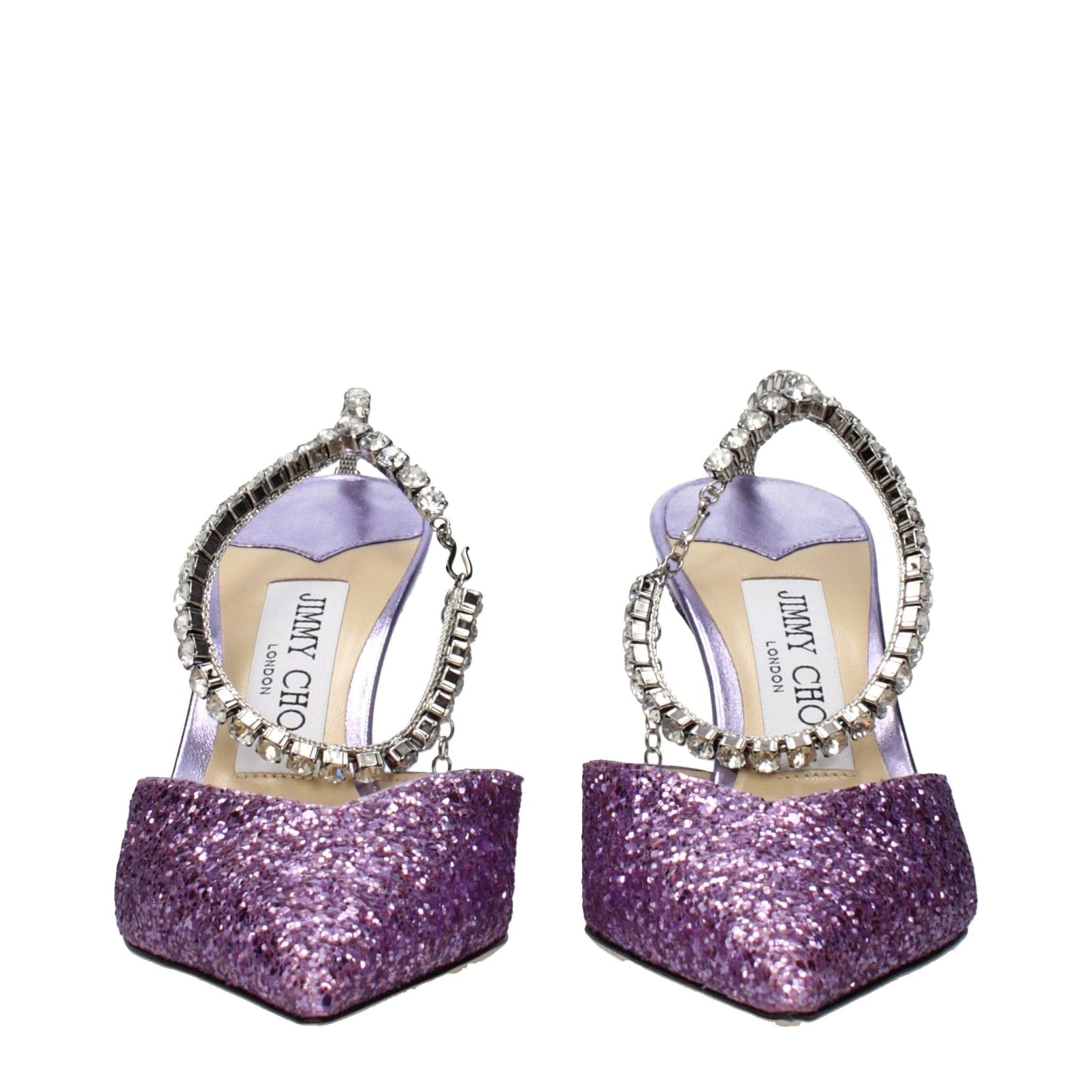 Jimmy Choo Purple Plastic Stiletto Heel Sandals - HBPS Beauty & Fashion