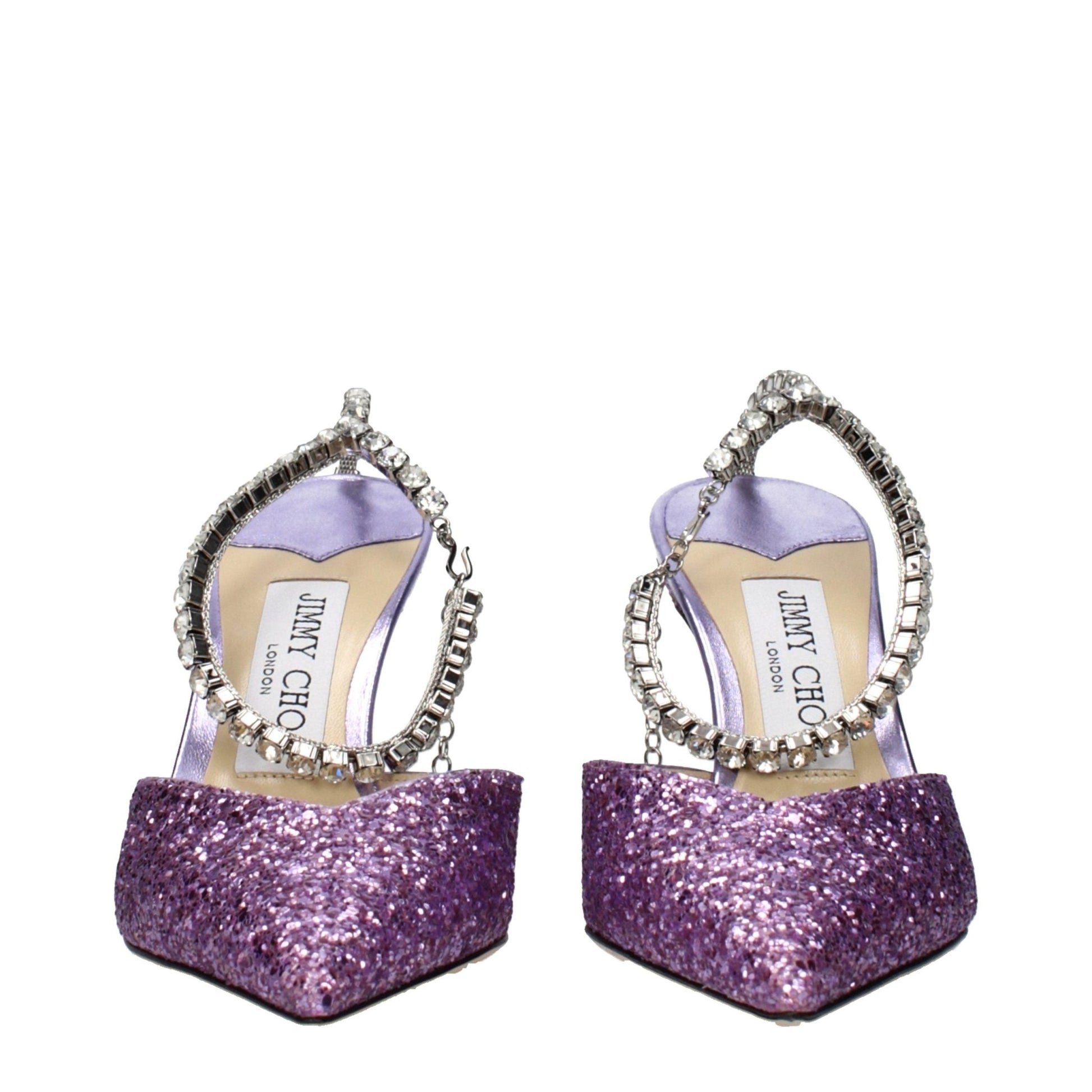 Jimmy Choo Purple Plastic Stiletto Heel Sandals - HBPS Beauty & Fashion