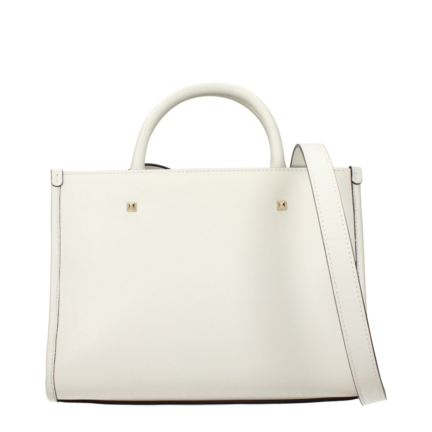 Jimmy Choo White Leather Handbag - HBPS Beauty & Fashion