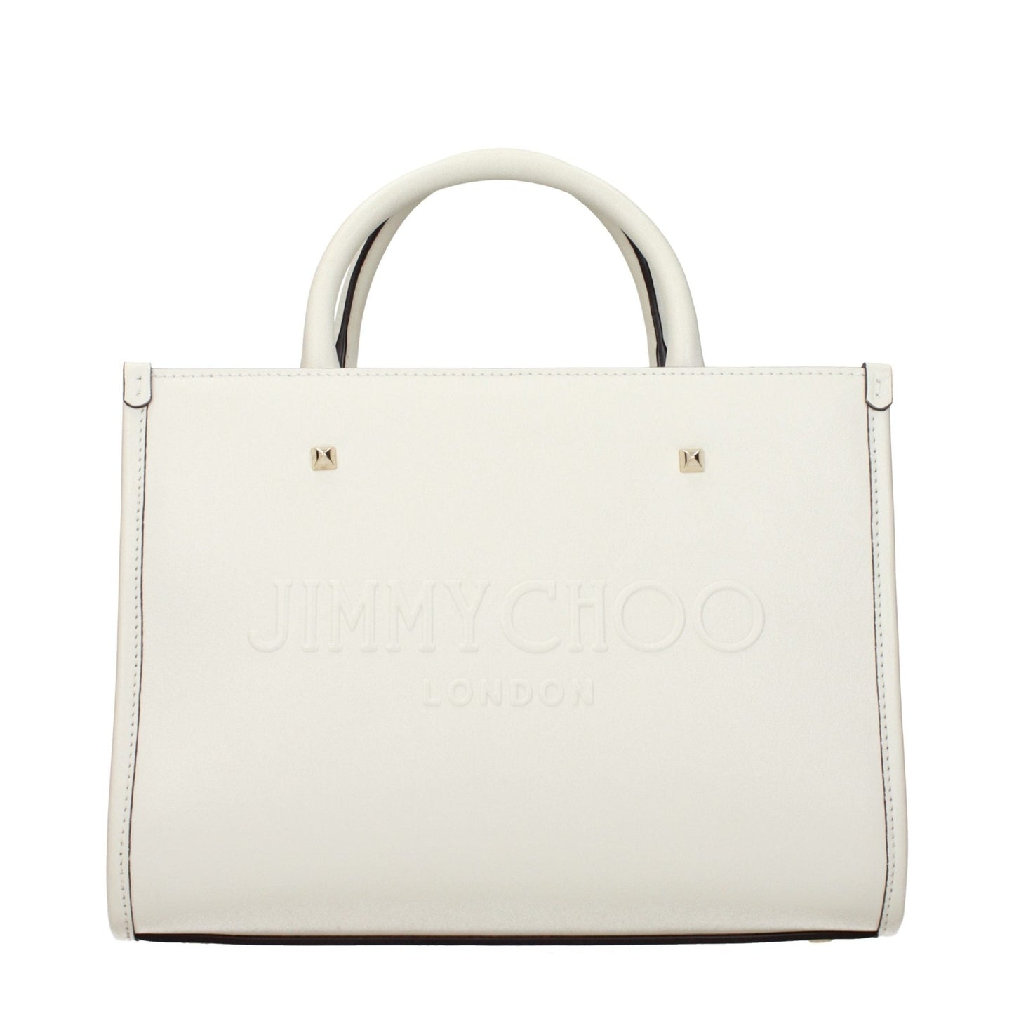 Jimmy Choo White Leather Handbag - HBPS Beauty & Fashion