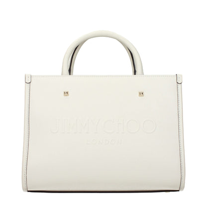Jimmy Choo White Leather Handbag - HBPS Beauty & Fashion