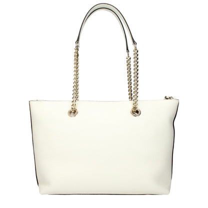 Jimmy Choo White Leather Shoulder Bag - HBPS Beauty & Fashion