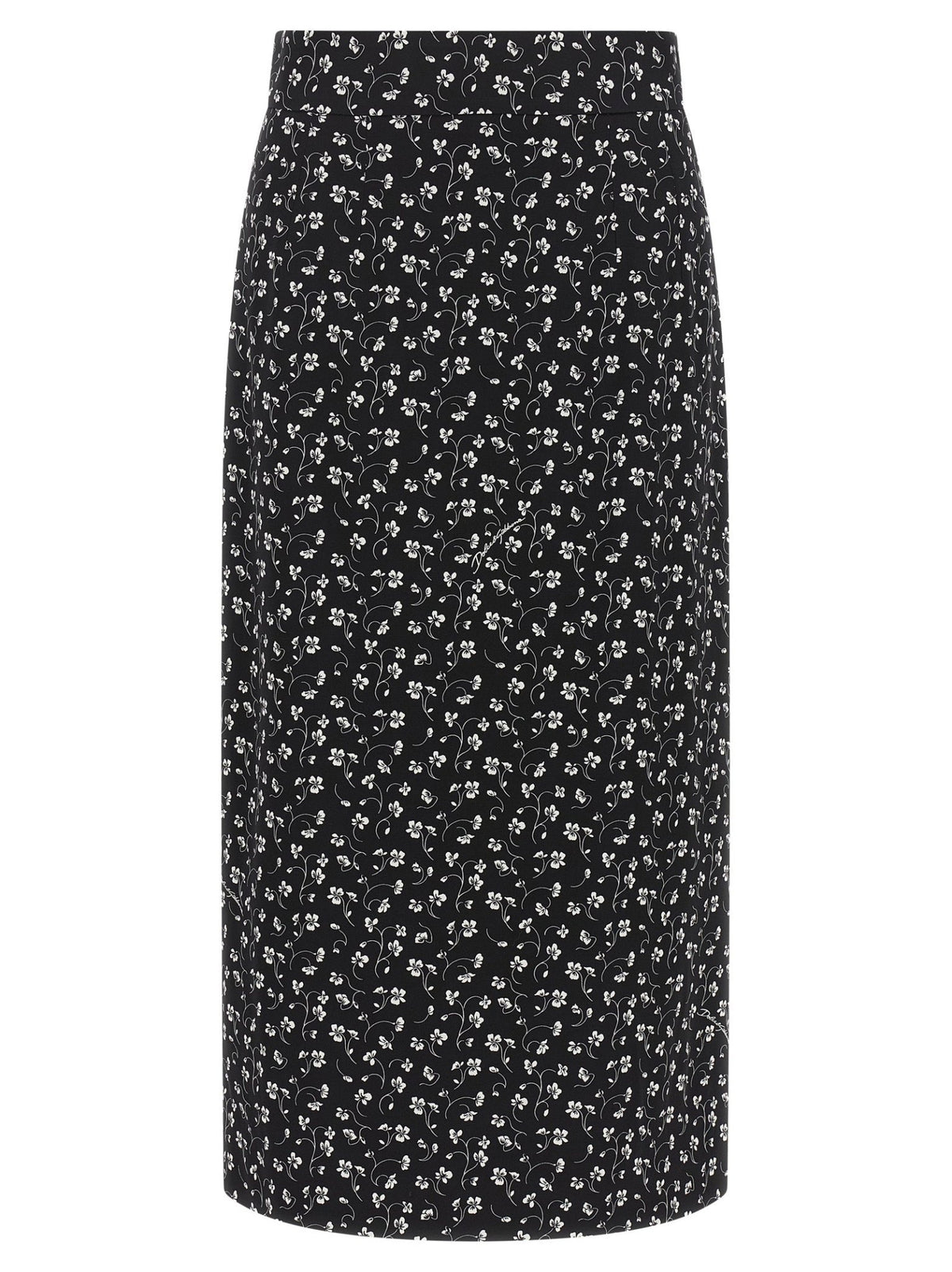 Jupe midi Dolce & Gabbana femme en soie noir et blanc – DO-344191 - HBPS Beauty & Fashion