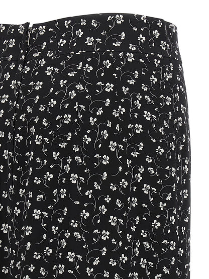 Jupe midi Dolce & Gabbana femme en soie noir et blanc – DO-344191 - HBPS Beauty & Fashion