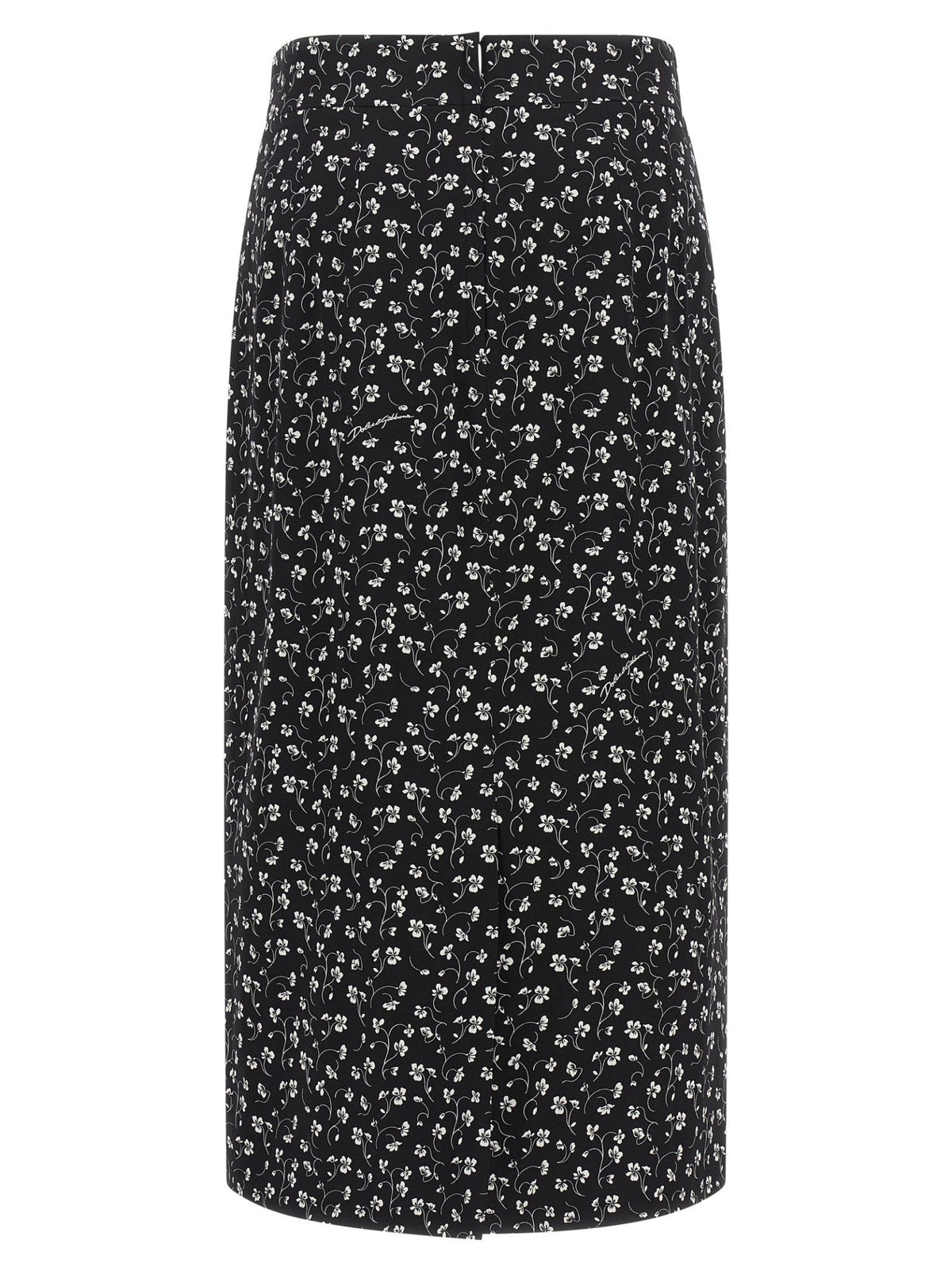 Jupe midi Dolce & Gabbana femme en soie noir et blanc – DO-344191 - HBPS Beauty & Fashion