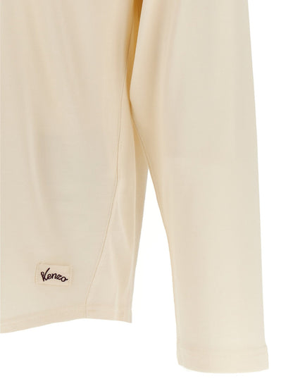 Kenzo Beige Viscose T-Shirt - HBPS Beauty & Fashion