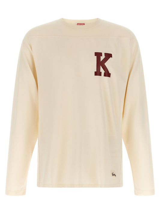 Kenzo Beige Viscose T-Shirt - HBPS Beauty & Fashion
