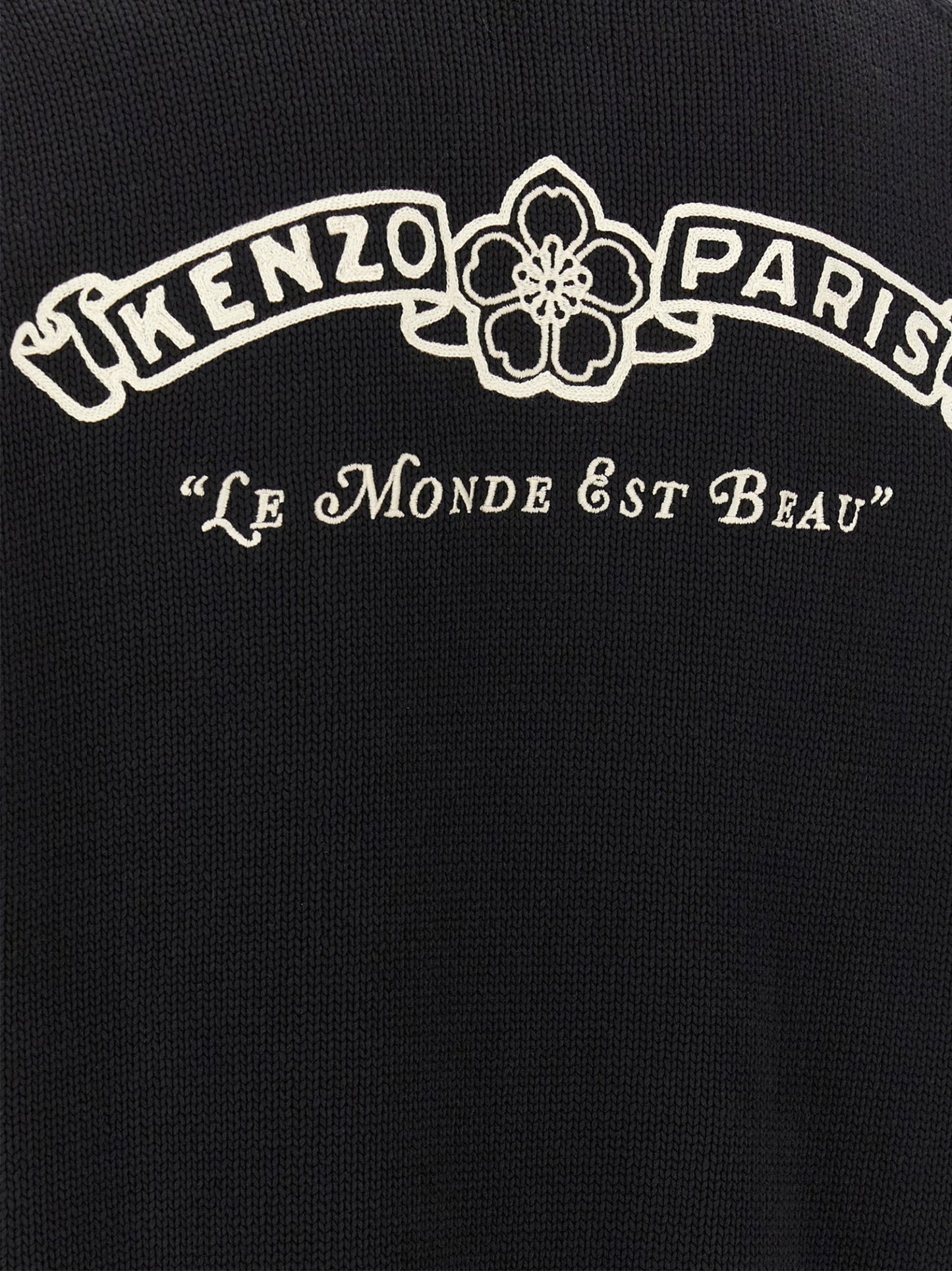 Kenzo Bicolor Cotton Cardigan - HBPS Beauty & Fashion