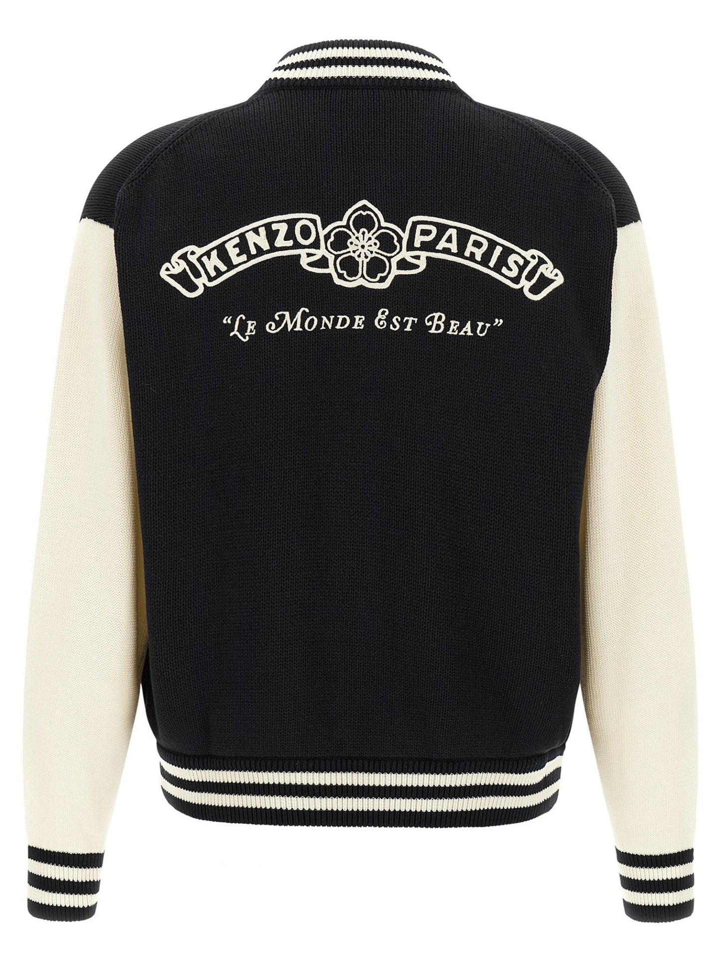 Kenzo Bicolor Cotton Cardigan - HBPS Beauty & Fashion