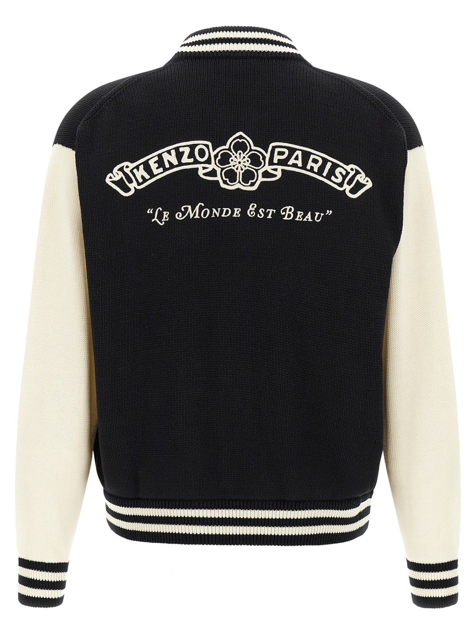Kenzo Bicolor Cotton Cardigan - HBPS Beauty & Fashion