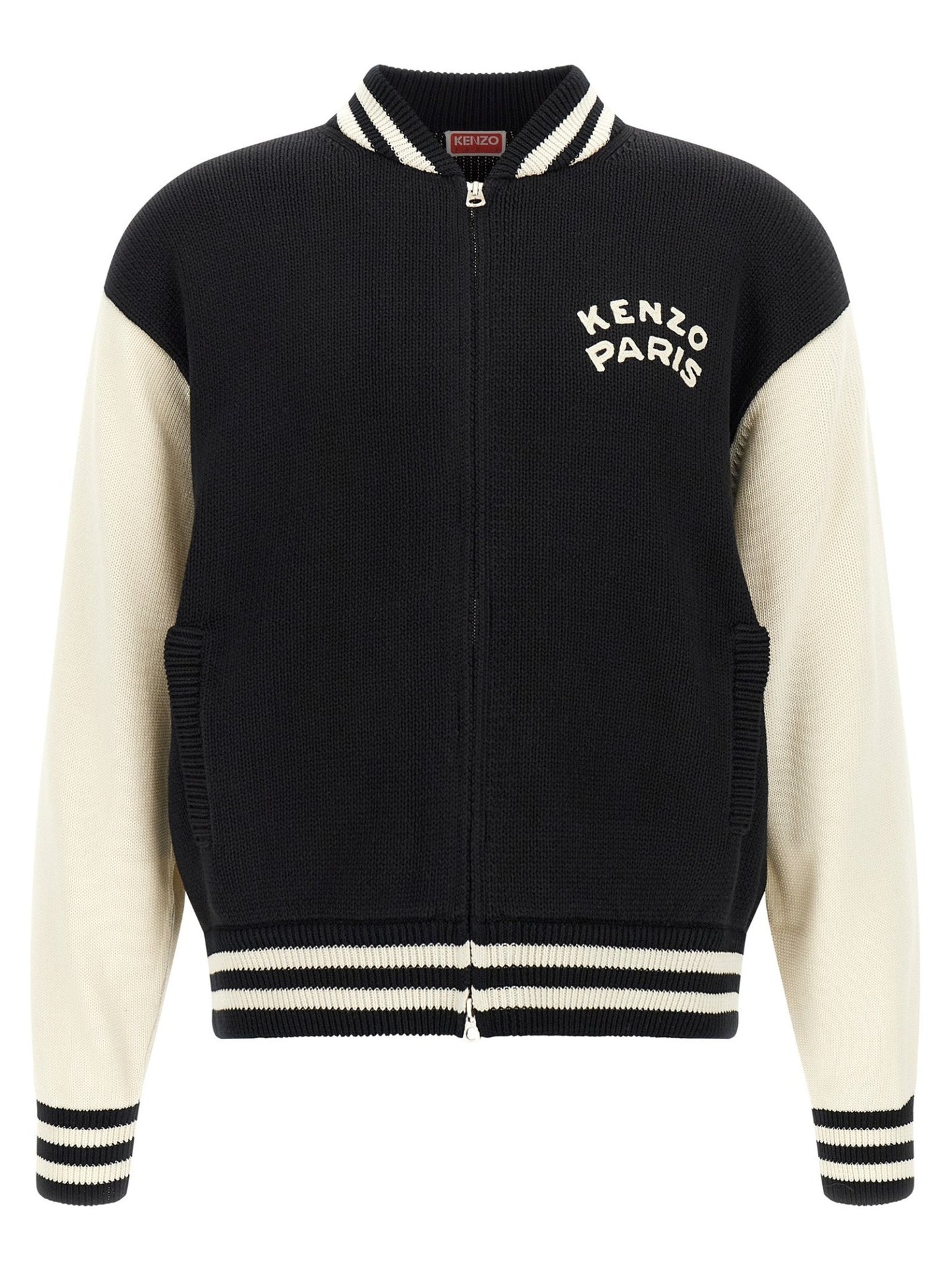 Kenzo Bicolor Cotton Cardigan - HBPS Beauty & Fashion