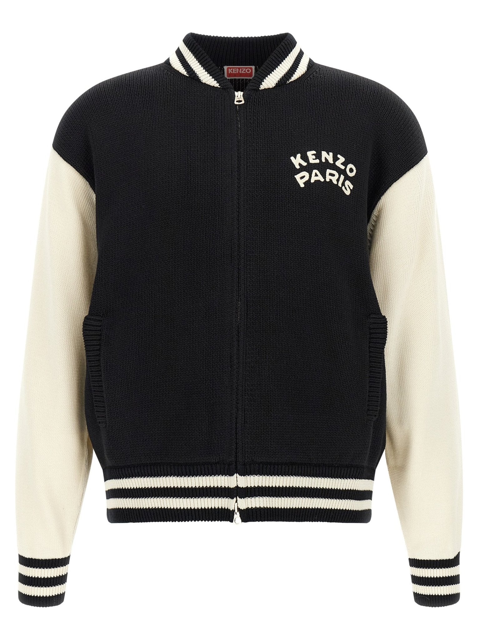 Kenzo Bicolor Cotton Cardigan - HBPS Beauty & Fashion