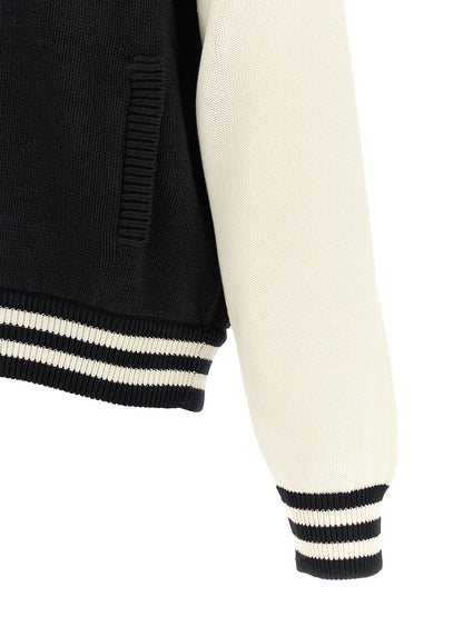 Kenzo Bicolor Cotton Cardigan - HBPS Beauty & Fashion
