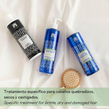 Pack cold keratin Champú preparador + Keratina + Ice Hair Mask Total Repair - 900 ml