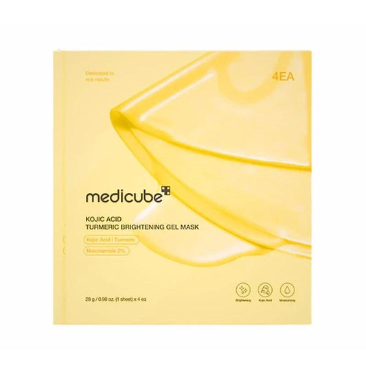Medicube - Masque gel éclaircissant à l'acide kojique et au curcuma (4 unités) by Medicube