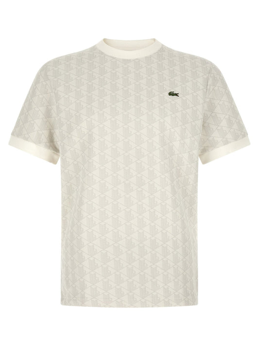 Lacoste Beige Polyester T-Shirt - HBPS Beauty & Fashion