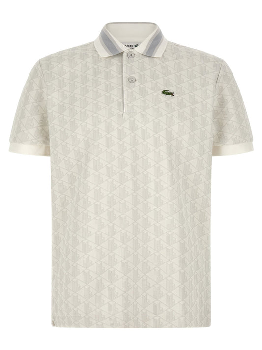 Lacoste White Polyester Polo Shirt - HBPS Beauty & Fashion