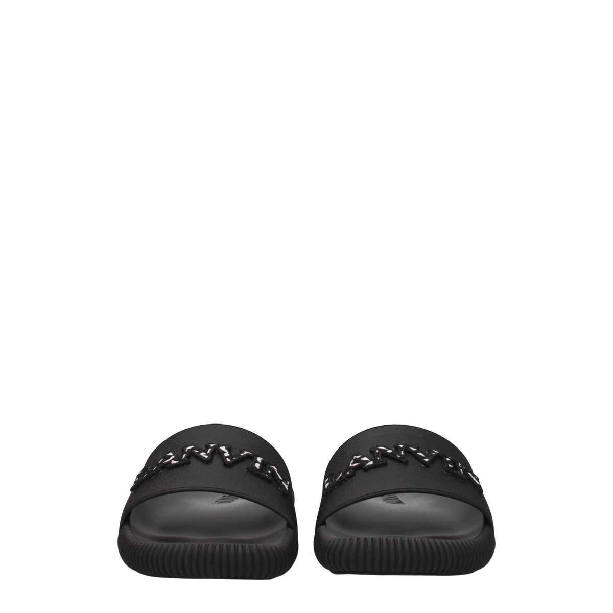 Lanvin Black Cotton Slippers - HBPS Beauty & Fashion