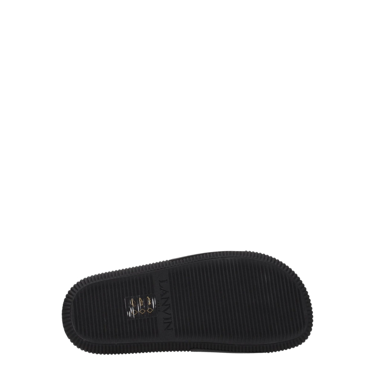 Lanvin Black Cotton Slippers - HBPS Beauty & Fashion