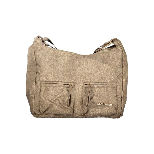 Laura Biagiotti Beige Polyester Women Handbag - HBPS Beauty & Fashion