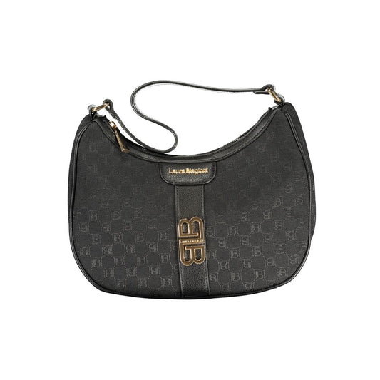Laura Biagiotti Black Polyester Women Handbag - HBPS Beauty & Fashion