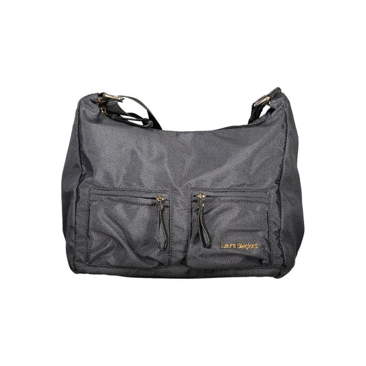 Laura Biagiotti Black Polyester Women Handbag - HBPS Beauty & Fashion