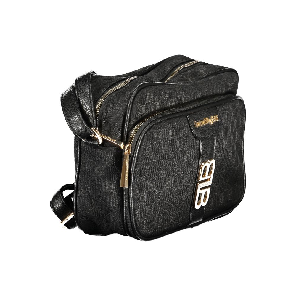 Laura Biagiotti Black Polyester Women Handbag - HBPS Beauty & Fashion
