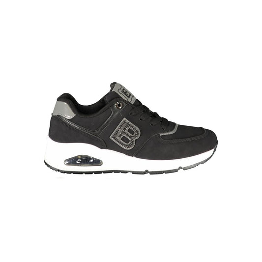 Laura Biagiotti Black Polyurethane Women Sneaker - HBPS Beauty & Fashion