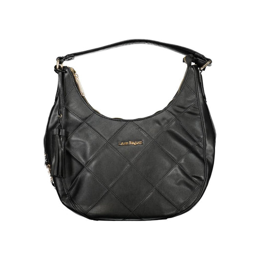 Laura Biagiotti Black PVC Women Handbag - HBPS Beauty & Fashion