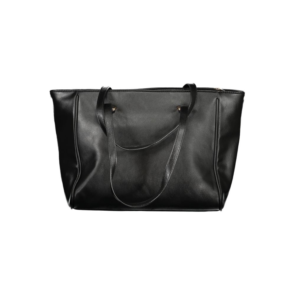 Laura Biagiotti Black PVC Women Handbag - HBPS Beauty & Fashion