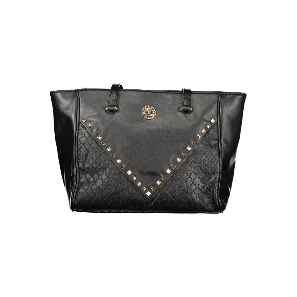 Laura Biagiotti Black PVC Women Handbag - HBPS Beauty & Fashion