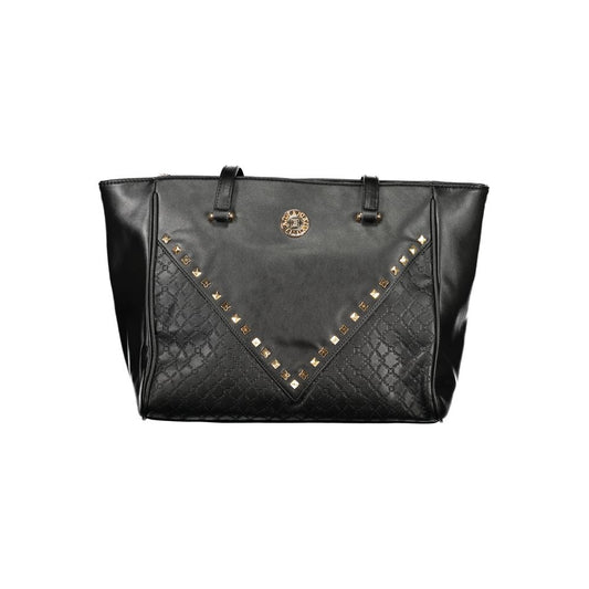 Laura Biagiotti Black PVC Women Handbag - HBPS Beauty & Fashion