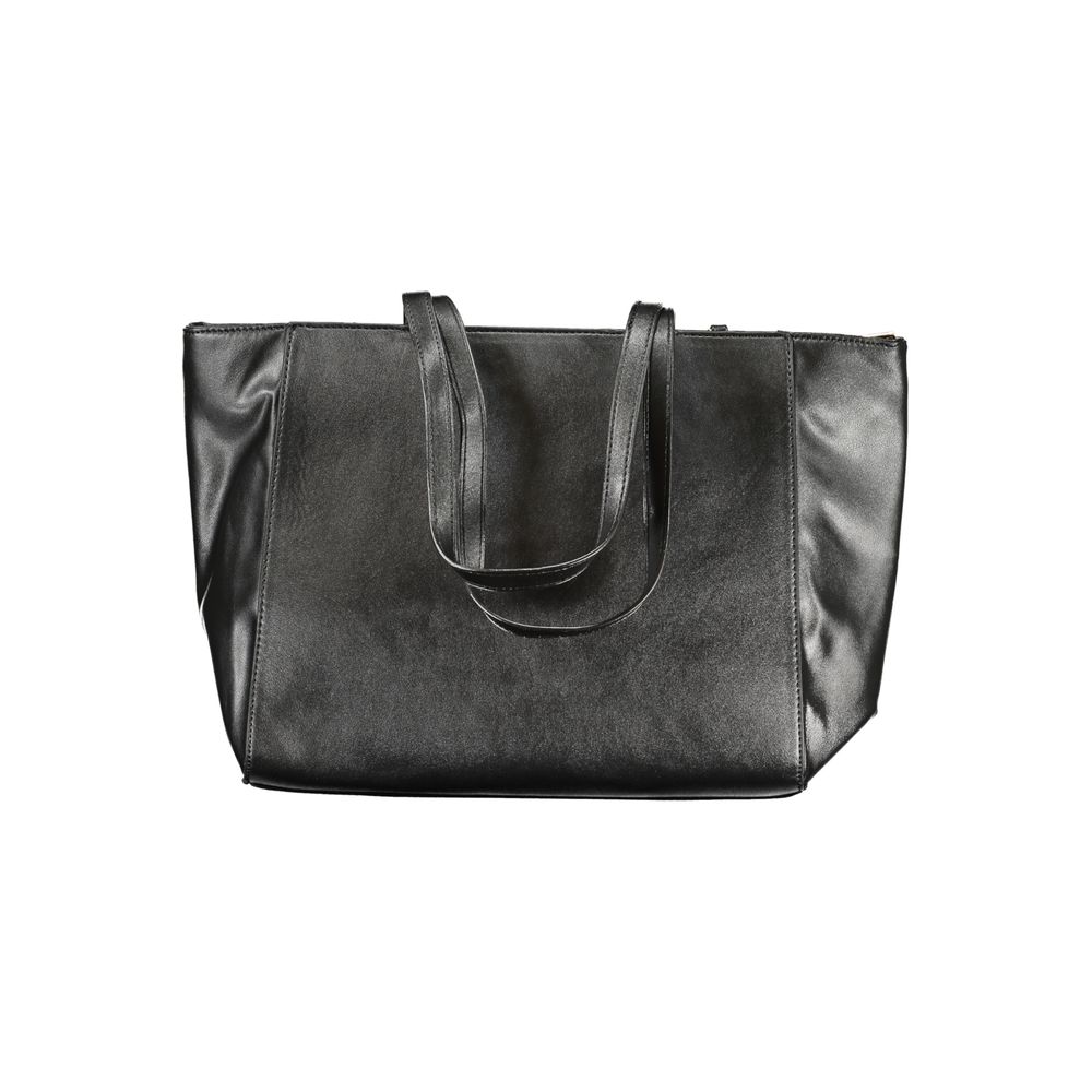 Laura Biagiotti Black PVC Women Handbag - HBPS Beauty & Fashion