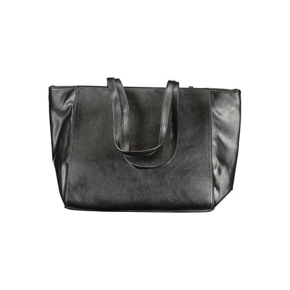 Laura Biagiotti Black PVC Women Handbag - HBPS Beauty & Fashion