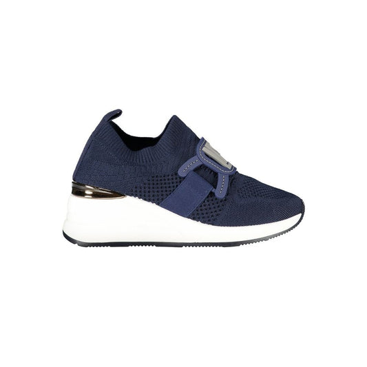 Laura Biagiotti Blue Polyester Women Sneaker - HBPS Beauty & Fashion