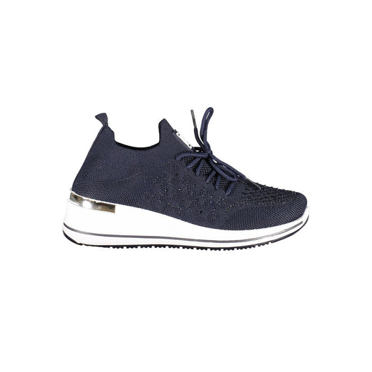 Laura Biagiotti Blue Polyester Women Sneaker - HBPS Beauty & Fashion