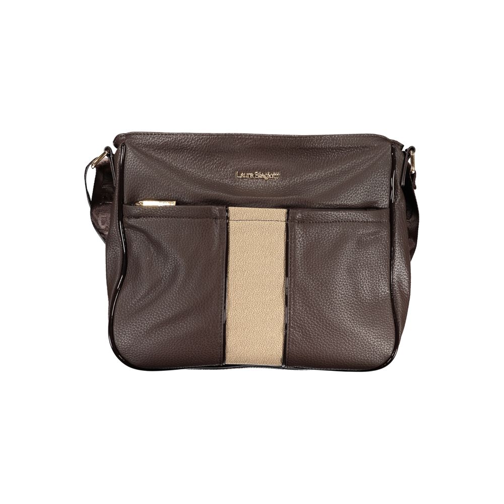 Laura Biagiotti Marrone PVC Women Handbag - HBPS Beauty & Fashion