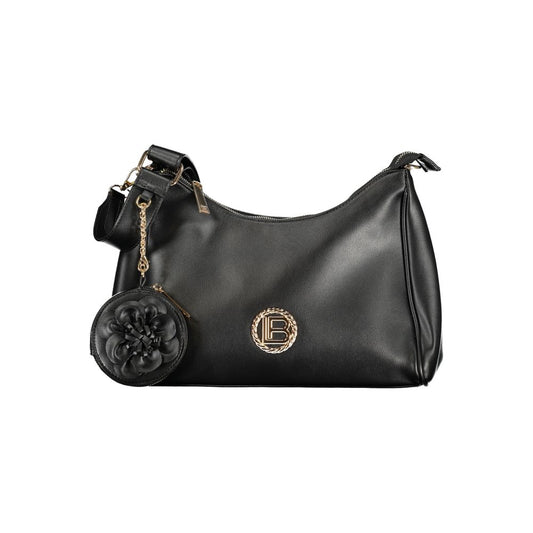 Laura Biagiotti Nero PVC Women Handbag - HBPS Beauty & Fashion
