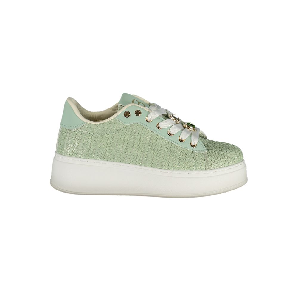 Laura Biagiotti Verde Poliuretano Women Sneaker - HBPS Beauty & Fashion