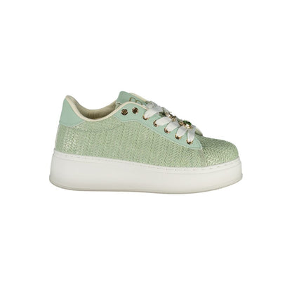 Laura Biagiotti Verde Poliuretano Women Sneaker - HBPS Beauty & Fashion