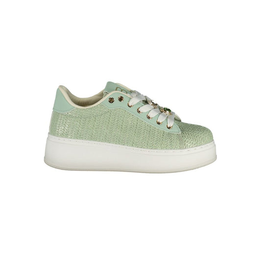 Laura Biagiotti Verde Poliuretano Women Sneaker - HBPS Beauty & Fashion