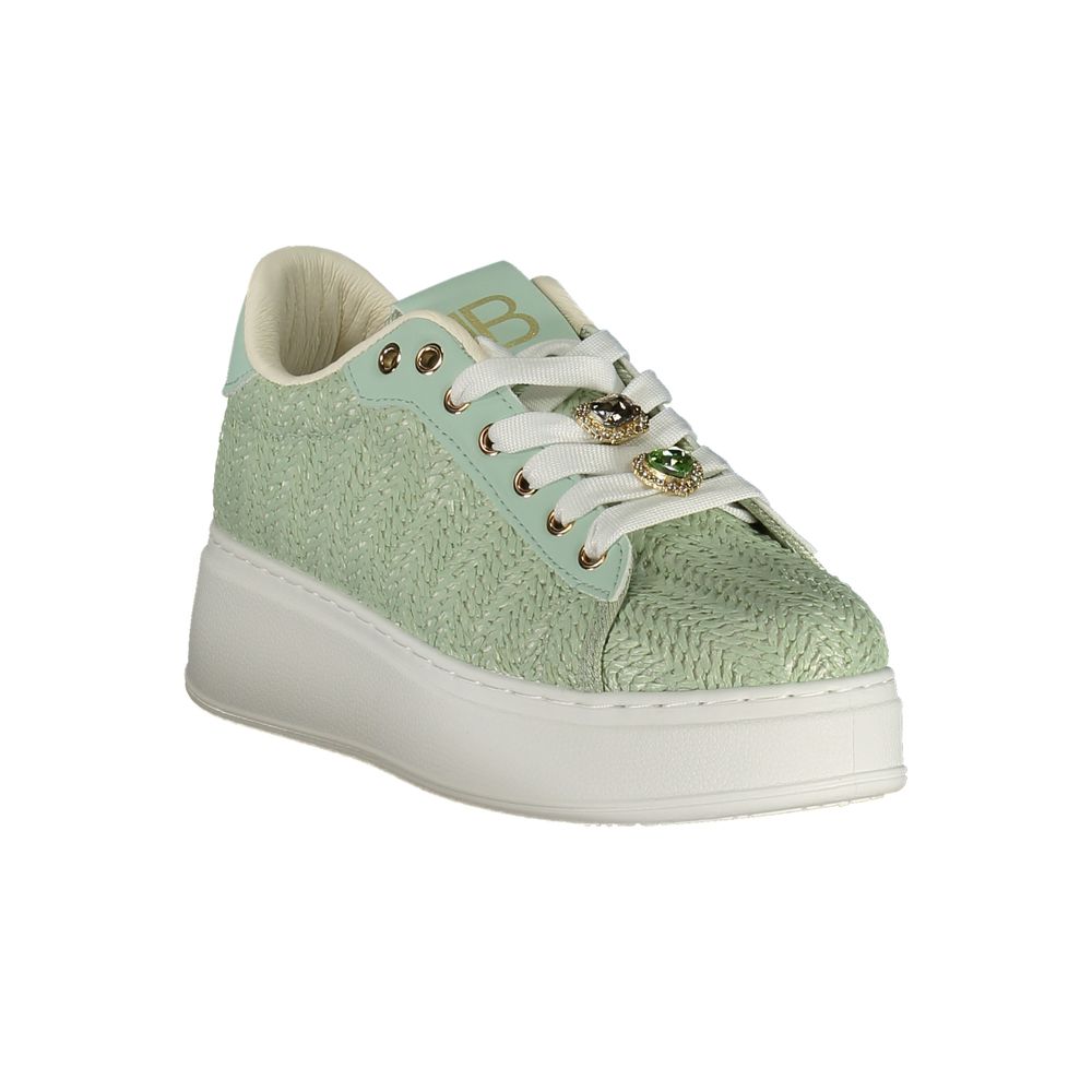 Laura Biagiotti Verde Poliuretano Women Sneaker - HBPS Beauty & Fashion