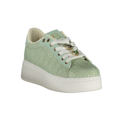 Laura Biagiotti Verde Poliuretano Women Sneaker - HBPS Beauty & Fashion