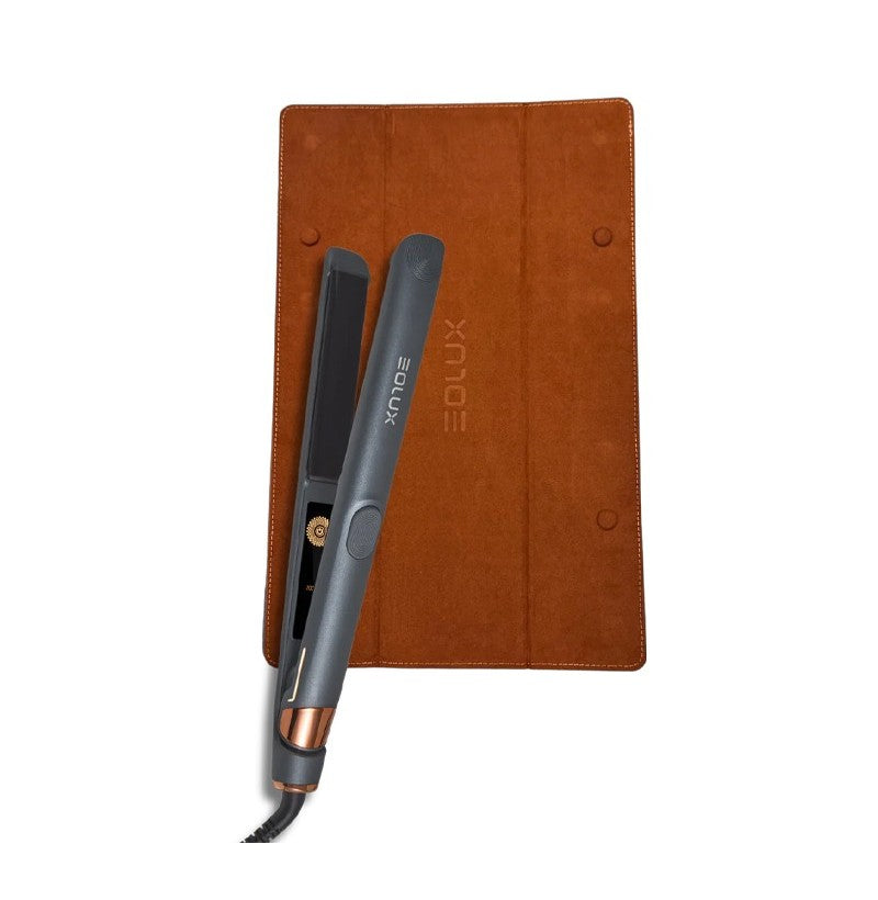 Lisseur EOLUX NanoTech Pro Vanity – Étui Cuir Magnétique – Bronze