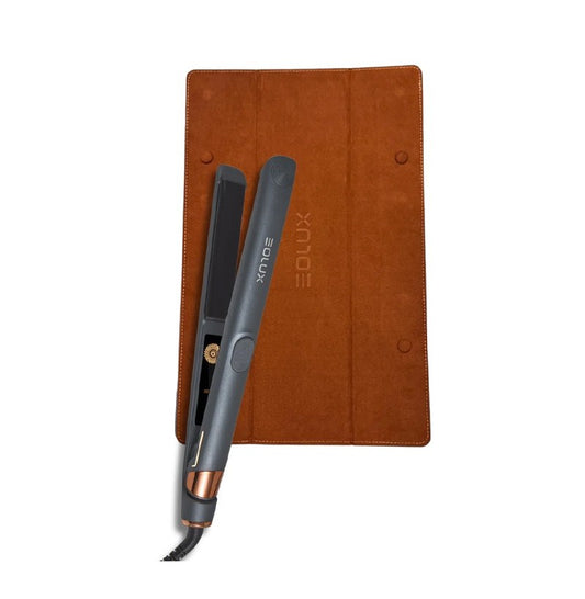 Lisseur EOLUX NanoTech Pro Vanity – Étui Cuir Magnétique – Bronze
