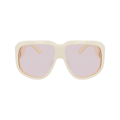 Longchamp White Acetate Sunglasses - HBPS Beauty & Fashion